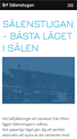 Mobile Screenshot of brfsalenstugan.se