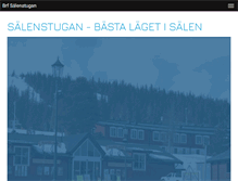 Tablet Screenshot of brfsalenstugan.se